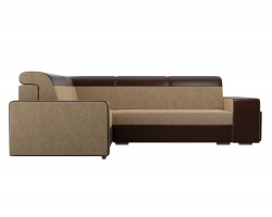 Угловой диван Мустанг с двумя пуфами Левый