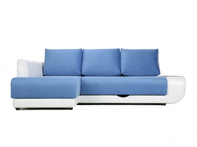 Угловой диван с независимым пружинным блоком Поло LUX НПБ (Нью-Йорк) Левый