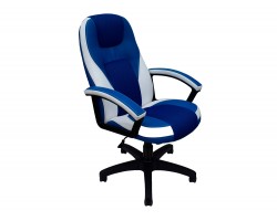 Кресло руководителя Office Lab comfort-2082 Синий/Белый