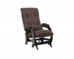 Кресло-качалка Модель 68 (Leset Футура) Венге текстура, ткань Malmo 28
