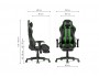 Corvet black / green Офисное кресло