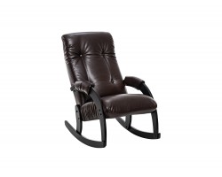 Кресло-качалка Модель 67 Венге, к/з Vegas Lite Amber фото