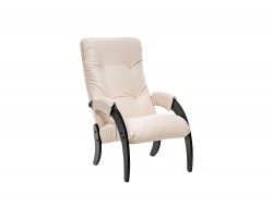Кресло для отдыха Модель 61 Венге текстура, к/з Varana cappuccino фото