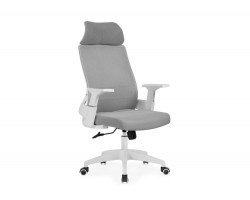 Flok gray / white Компьютерное кресло