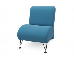 Мягкое дизайнерское кресло Pati синий