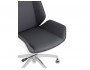 Кресло офисное TopChairs Crown SN, серо-голубой, белый