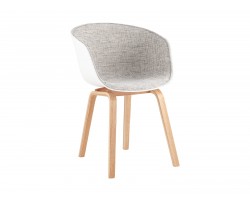 Кресло Stool Group Libra Soft серое