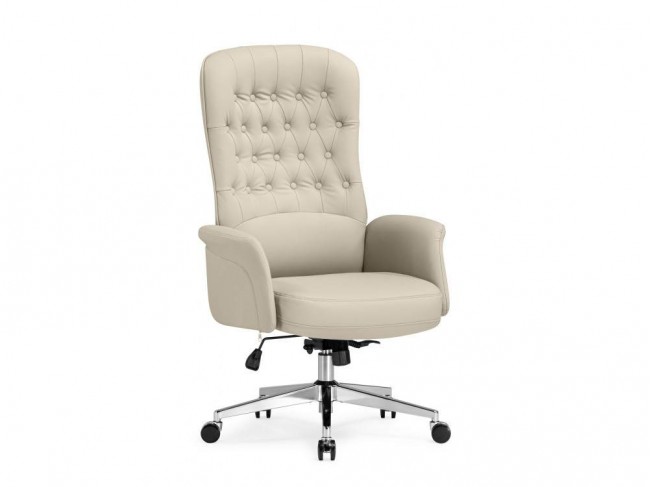 Oxford светло-серый / хром Офисное кресло