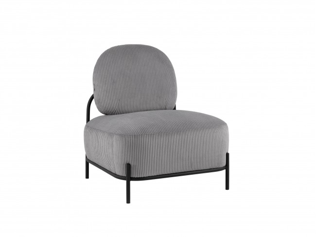 Кресло STOOL GROUP Стоун велюр рельефный светло-серый
