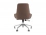 Кресло офисное TopChairs Soulo бежевый/коричневый