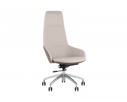 Кресло руководителя STOOL GROUP TopChairs Soulo бежевый/коричневый