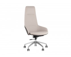 Кресло руководителя STOOL GROUP TopChairs Soulo бежевый/серый