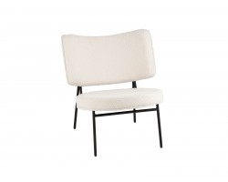 Кресло STOOL GROUP District Lounge Букле белый