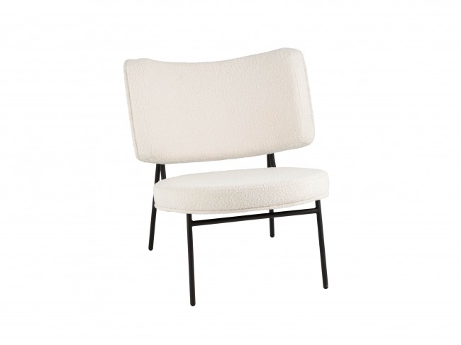 Кресло STOOL GROUP District Lounge Букле белый