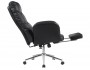 Кресло руководителя STOOL GROUP TopChairs Solid с оттоманкой Черный