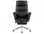 Кресло руководителя STOOL GROUP TopChairs Solid с оттоманкой Черный