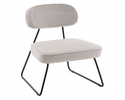 Кресло STOOL GROUP Kate new букле Светло-серый