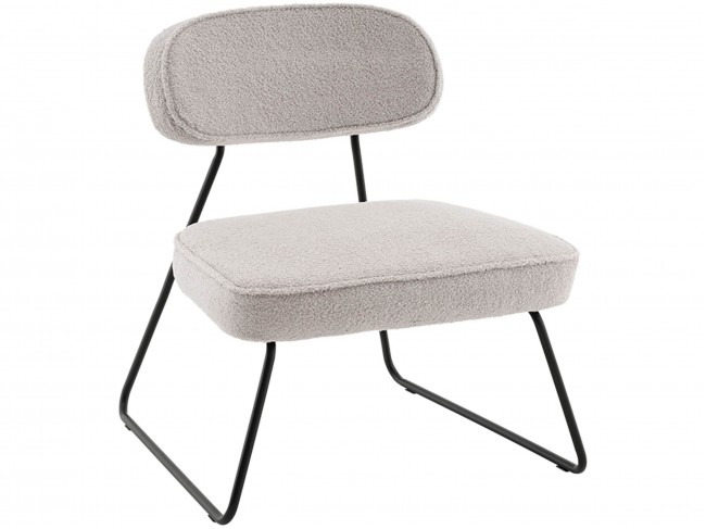 Кресло STOOL GROUP Kate new букле Светло-серый