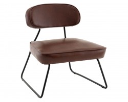 Кресло STOOL GROUP Kate new экокожа Бордово-коричневый