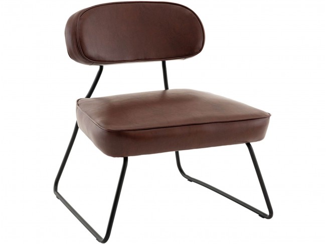 Кресло STOOL GROUP Kate new экокожа Бордово-коричневый