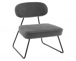 Кресло STOOL GROUP Kate new букле Темно-серый
