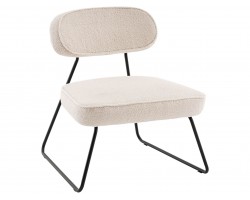 Кресло STOOL GROUP Kate new букле Бежевый