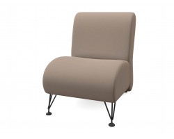 Мягкое дизайнерское кресло Pati мокко