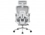 Кресло офисное STOOL GROUP TopChairs Prodigy с оттоманкой Серый