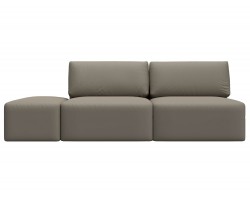 Диван прямой модульный с пуфом Лига-060 НПБ