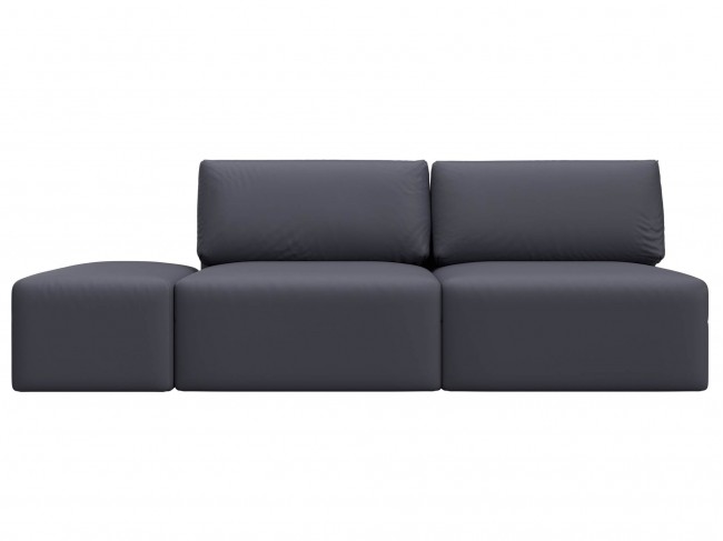 Диван прямой модульный с пуфом Лига-060 НПБ