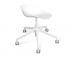 Стул подъемно-поворотный Sheffilton SHT-ST19/S154 белый/белый