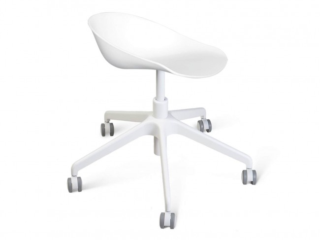 Стул подъемно-поворотный Sheffilton SHT-ST19/S154 белый/белый