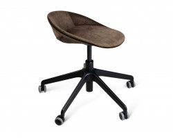 Стул подъемно-поворотный Sheffilton SHT-ST19-SF1/S154 кофейный трюфель/черный