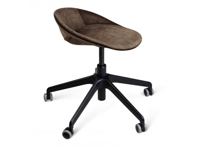 Стул подъемно-поворотный Sheffilton SHT-ST19-SF1/S154 кофейный трюфель/черный