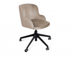 Стул подъемно-поворотный Sheffilton SHT-ST39/S154 латте/черный