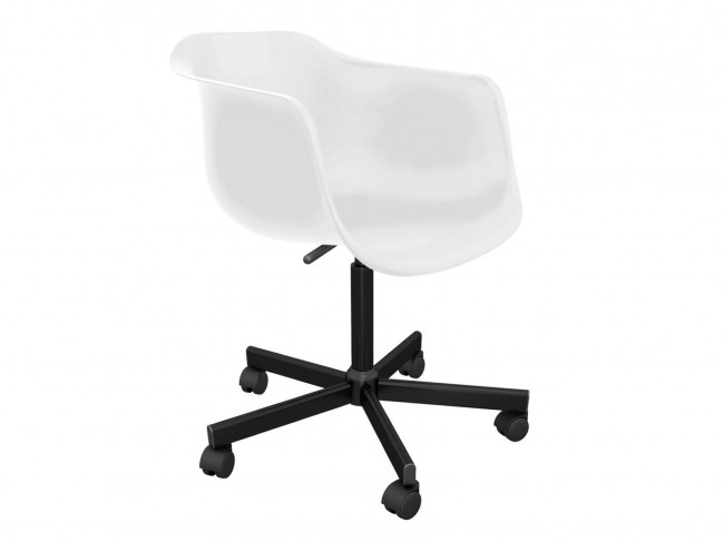 Стул подъемно-поворотный Sheffilton SHT-ST31/S155 белый/черный