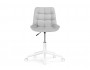 Честер светло-серый велюр / белый Офисное кресло