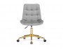 Честер светло-серый / золото Офисное кресло