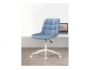 Честер голубой / белый Офисное кресло