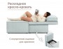 Мягкое дизайнерское кресло-кровать Слайд/Slide мята пастель