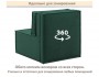 Мягкое дизайнерское кресло-кровать Слайд/Slide изумруд