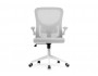 Konfi light gray / white Офисное кресло